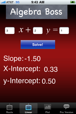 Algebra Boss Lite free app screenshot 4