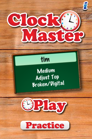 MathTappers  ClockMaster - a math game to help children learn to read clocks free app screenshot 3