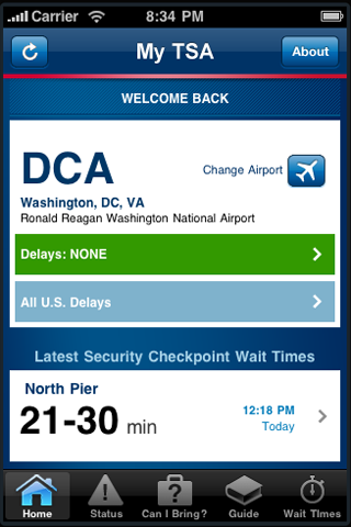My TSA free app screenshot 2