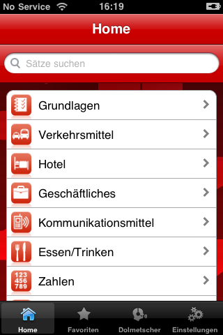 iLingua Mandarin German Phrasebook free app screenshot 3