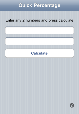 Quick Percentage Calculator free app screenshot 1