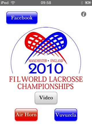 2010 World Lacrosse Championships Fan App free app screenshot 2