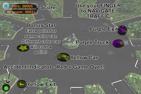 Finger Traffic Navigator, Line Drawing Game free app screenshot 3