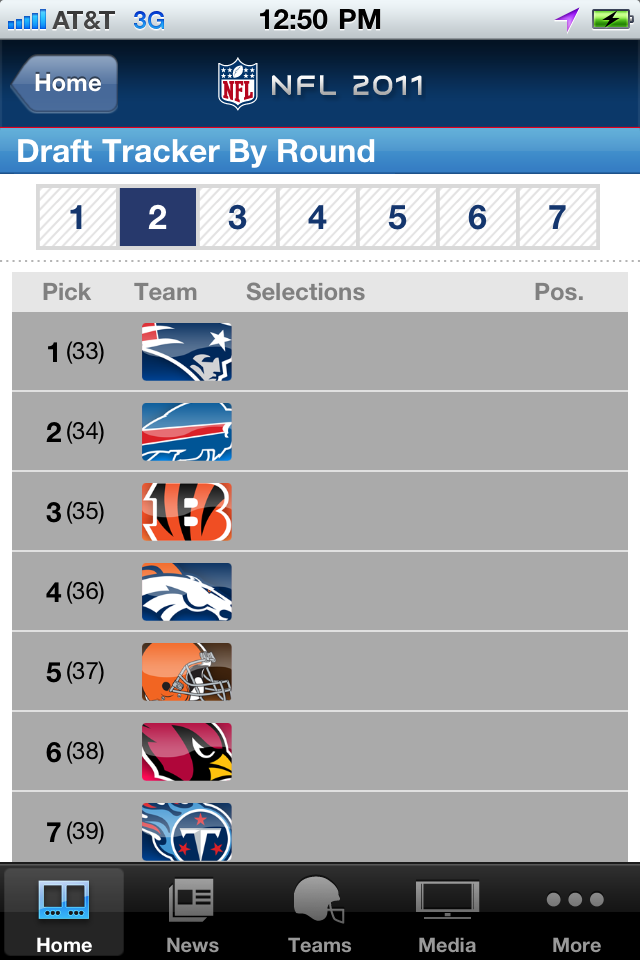 NFL '11 free app screenshot 3