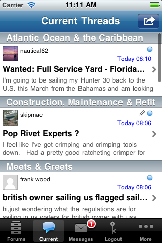 Sailing & Boating Community free app screenshot 3