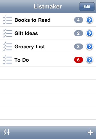 Listmaker Lite - ToDo and Checklists free app screenshot 1