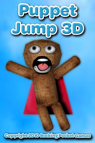 Puppet Jump 3D Lite (bluetooth multiplayer) free app screenshot 1