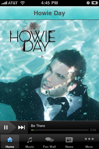 Howie Day free app screenshot 1