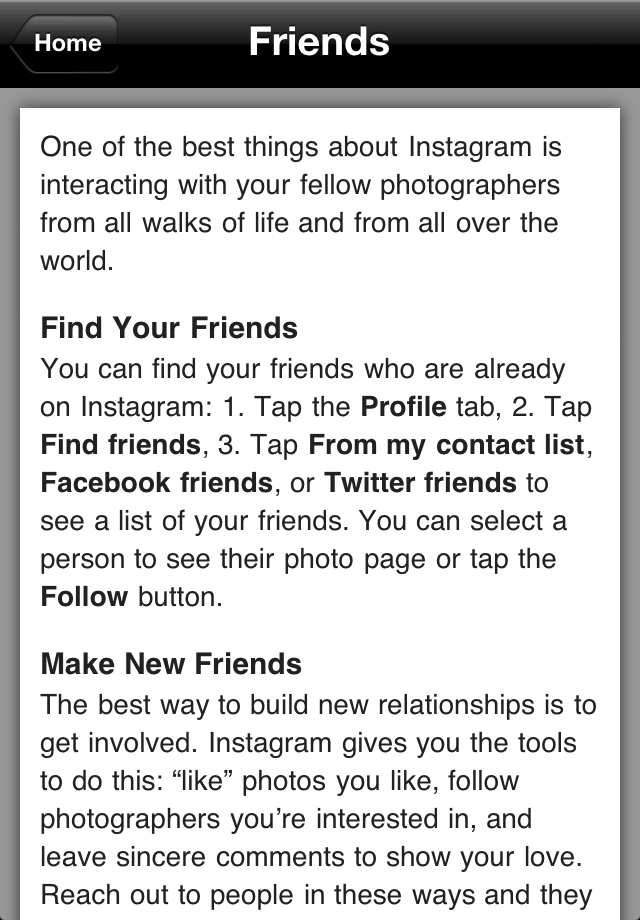 Instagram Tips free app screenshot 3