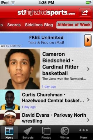 STL High School Sports free app screenshot 2