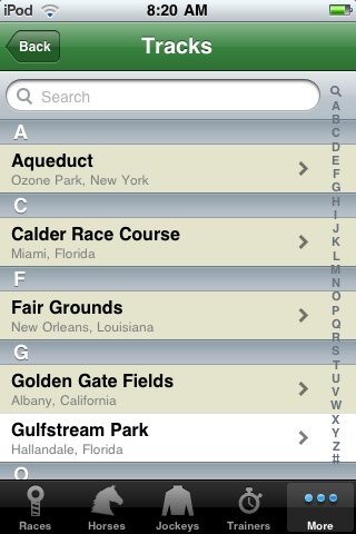Equibase Racing Yearbook 2011 free app screenshot 4