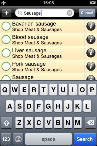Economy Shopping - Shopping List