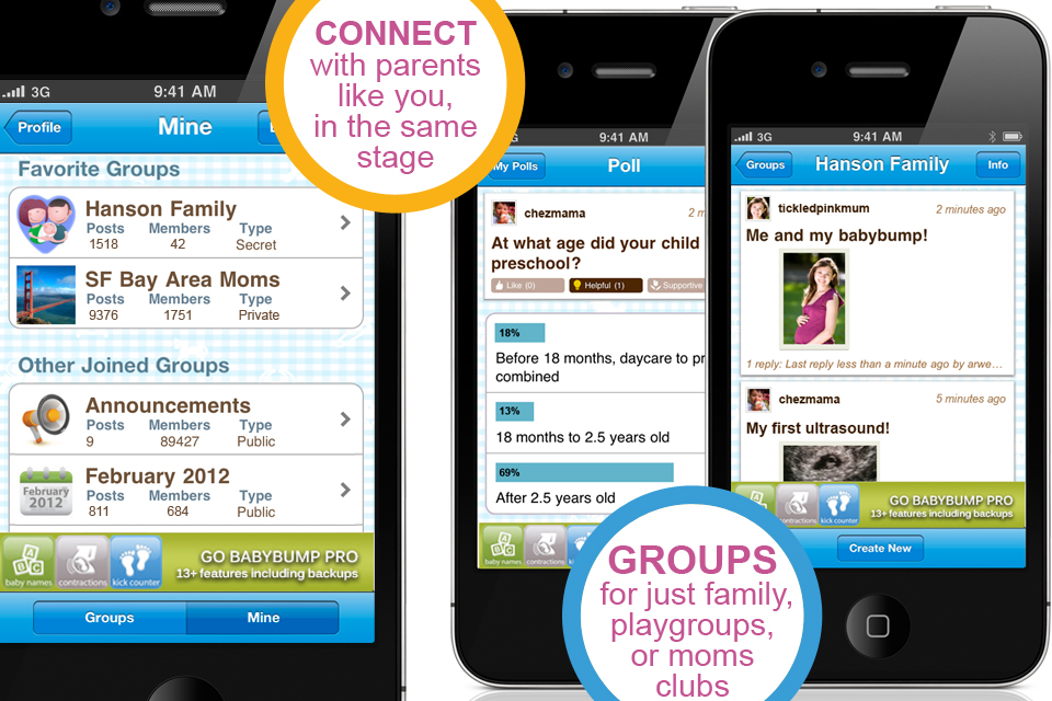 BabyBump Pregnancy Free (Pregnancy Tracker & Journal) free app screenshot 2