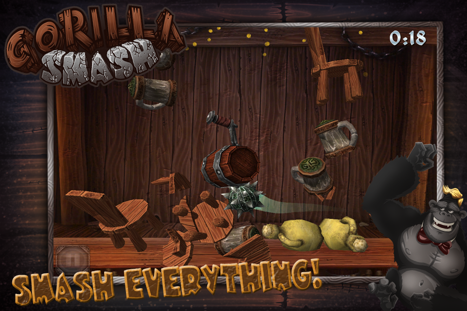 Free Gorilla Smash iPhone Game