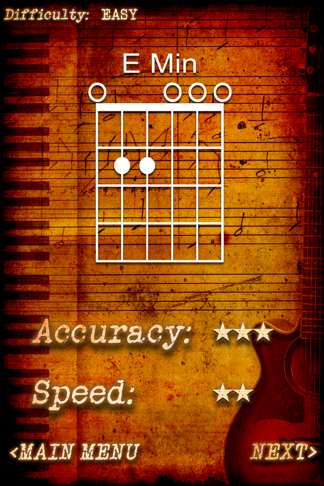 Chord Tutor Lite - Practice Chords with Chord Detection on your Guitar, Piano or any Musical Instrument free app screenshot 1