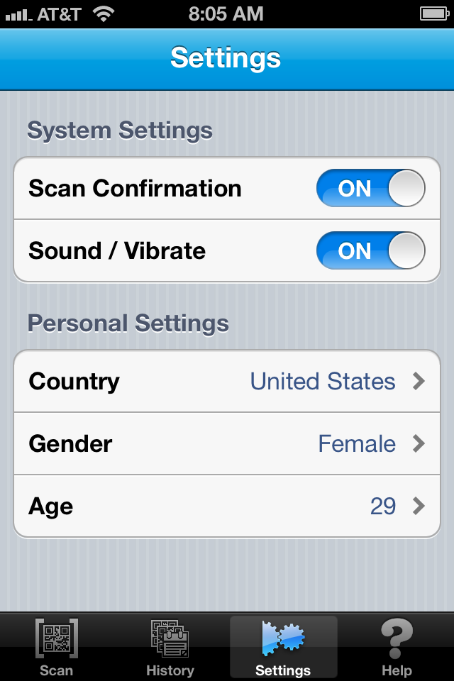 Image of NeoReader – QR reader, barcode scanner, & more
