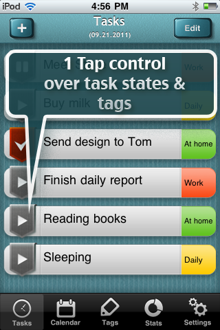 Tododo; To-do list with task timers