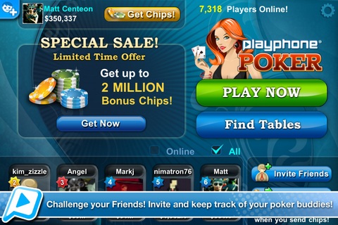 PlayPhone Poker free app screenshot 4