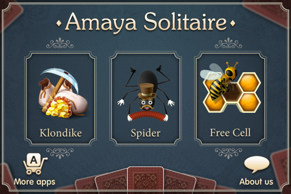 Amaya Solitaire (Spider, Klondike, Free Cell) screenshot 2