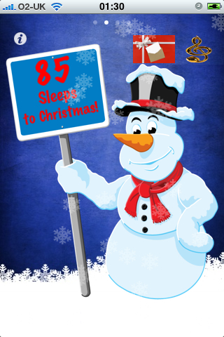Sleeps to Christmas Lite - Christmas Countdown free app screenshot 4