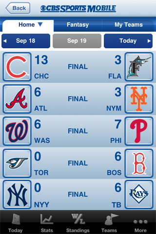 CBS Sports Mobile free app screenshot 4