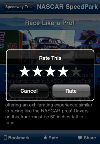 NASCAR SpeedPark Smoky Mountains free app screenshot 3