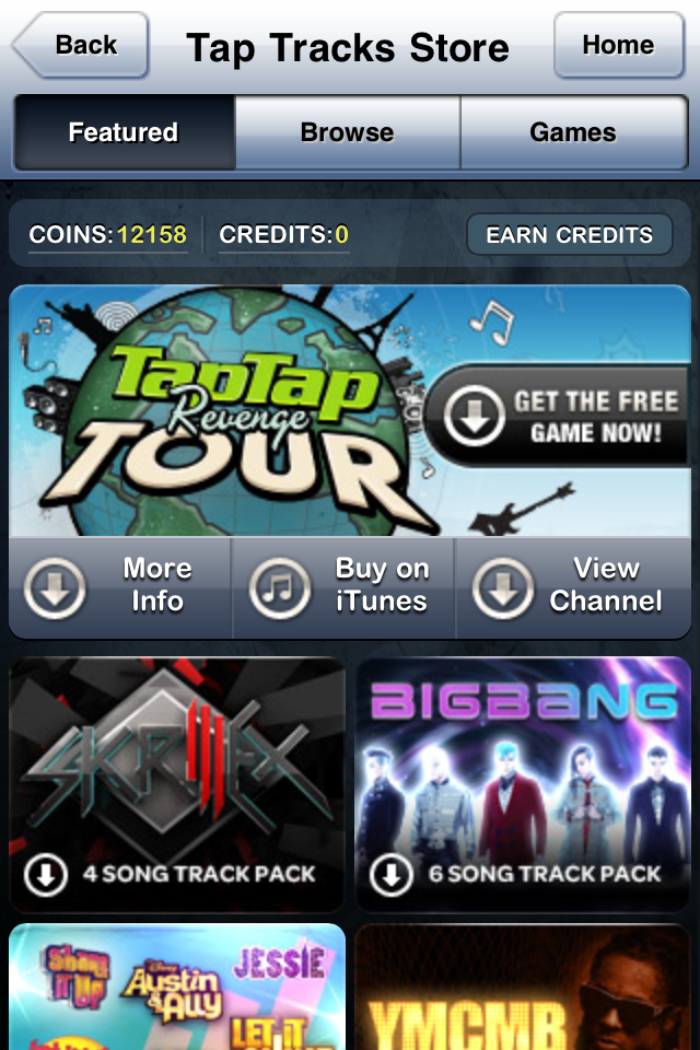 tap tap revenge tour app store