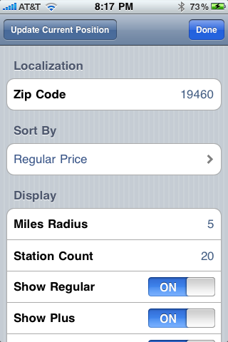 Local Gas Prices free app screenshot 2