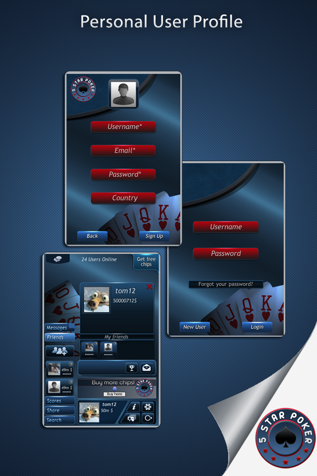 5 Star Poker free app screenshot 2