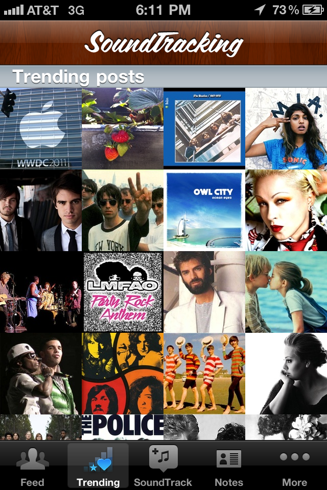 SoundTracking free app screenshot 1