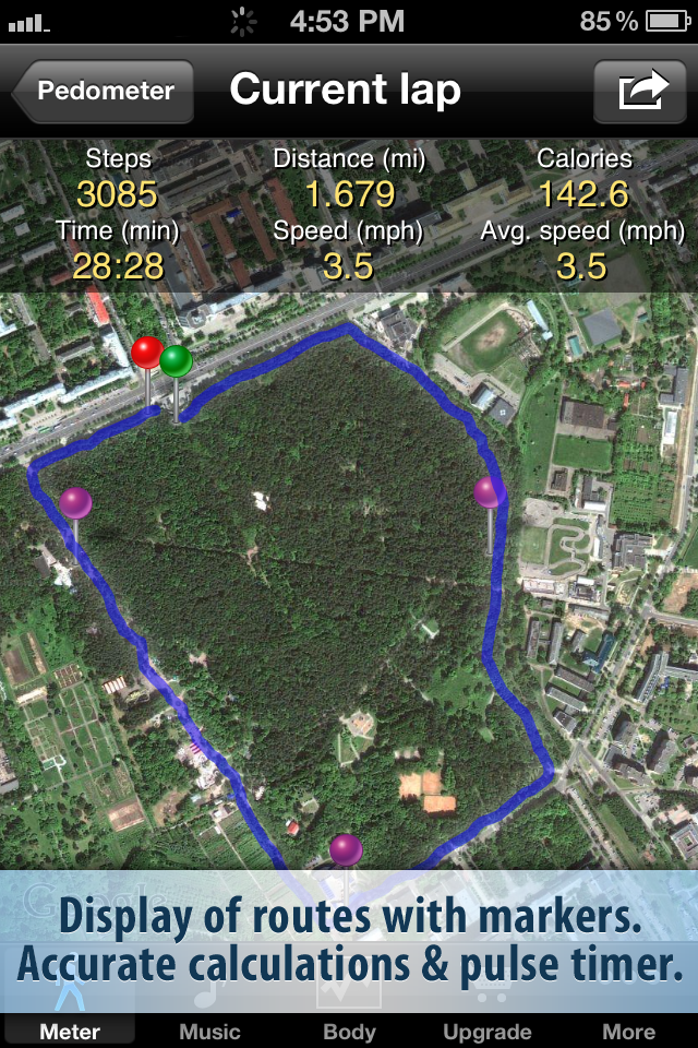 Pedometer FREE screenshot 2