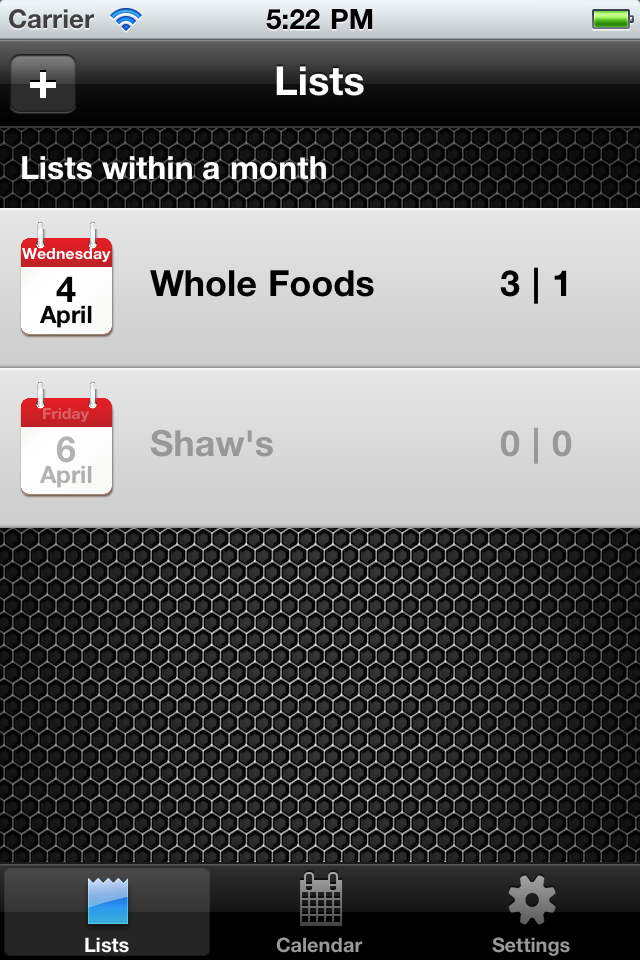 Shopping! (Grocery List)