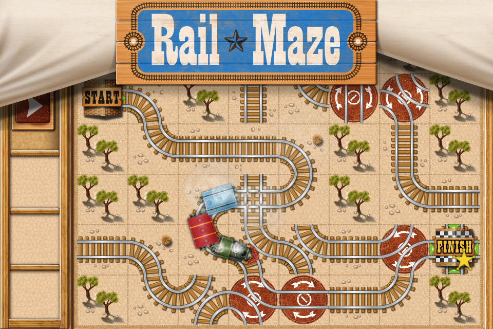 Rail Maze: Railroad Labyrinths in the Old West