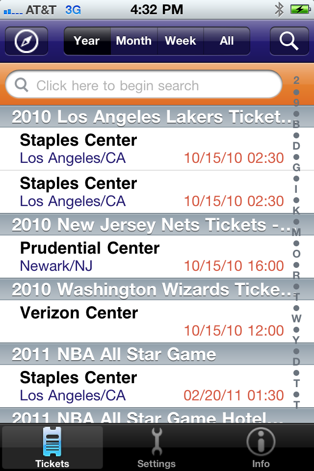 Tickets on the Fly free app screenshot 1