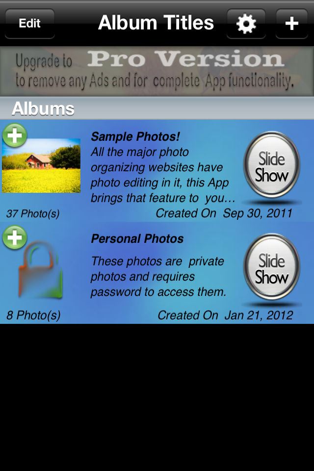 Photo Album With Photo-Editing
