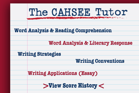 The CAHSEE Tutor - English-Language Arts (Lite) free app screenshot 3
