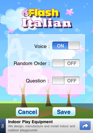 Italian Baby Flash Cards + eFlash Italian Words for Toddlers & Preschoolers free app screenshot 4