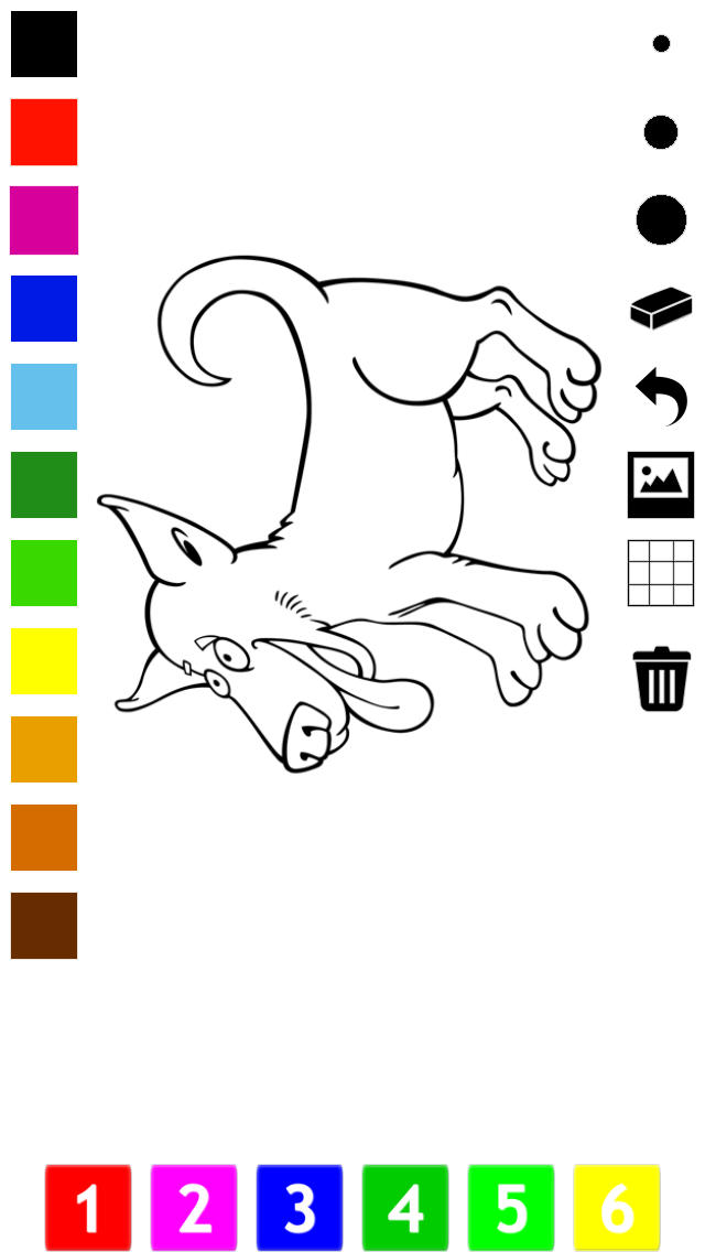 Dog Coloring Book for Little Children: Learn to draw and color dogs, puppies and funny pet scenes