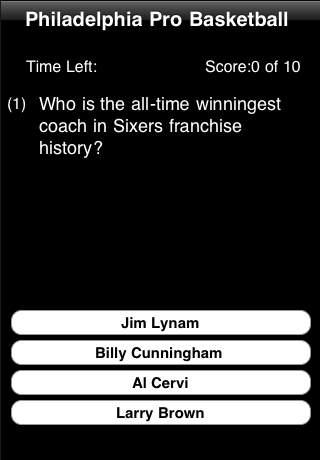 Philadelphia Pro Basketball Trivia screenshot 2