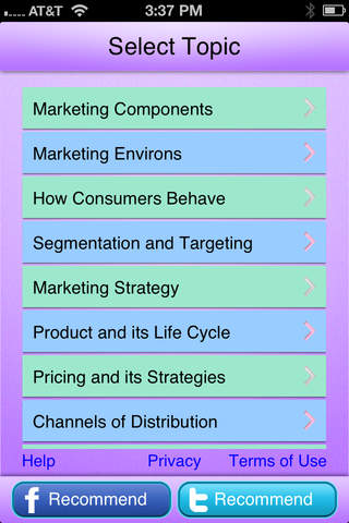 QVprep Learn Marketing Management screenshot 2