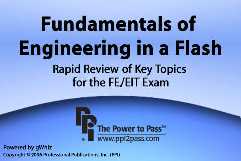 Fundamentals of Engineering in a Flash: Rapid Review of Key Topics for the FE EIT Exam
