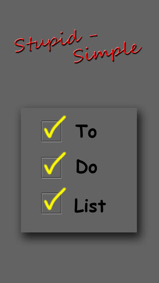 Stupid-Simple To-Do List