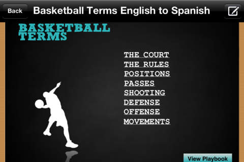 Basketballionary - Basketball Terms English To Spanish screenshot 2