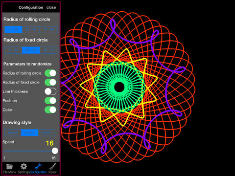 【免費娛樂App】SpiroDesigner - spirograph simulator-APP點子