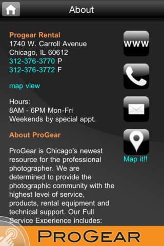 ProGear Rental, Chicago screenshot 2
