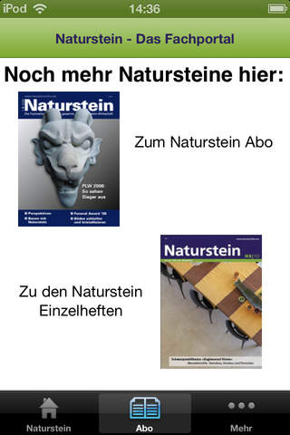 Naturstein-News screenshot 2