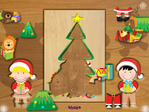 Wood Puzzle Christmas HD screenshot 4