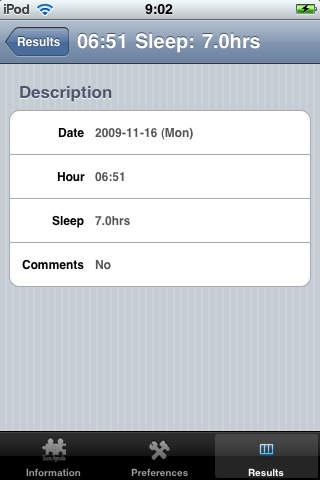 iTeamAgenda Sleep Tracker screenshot 2