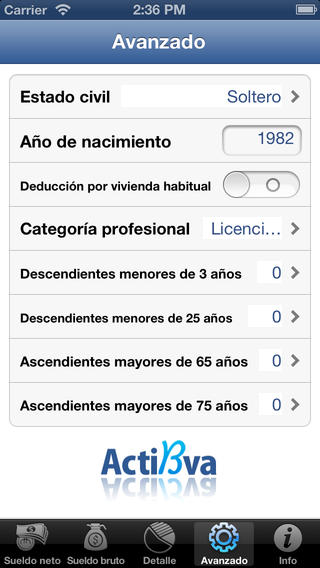免費下載財經APP|ActiBva. Simulador de Sueldos. app開箱文|APP開箱王