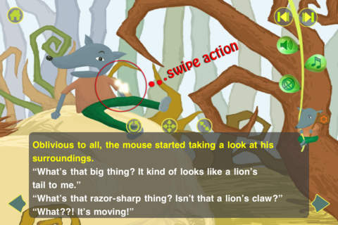The Lion and the Mouse - StoryBean screenshot 4
